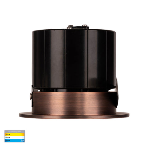 Prime Antique Brass Fixed LED Downlight - HV5511T-AB