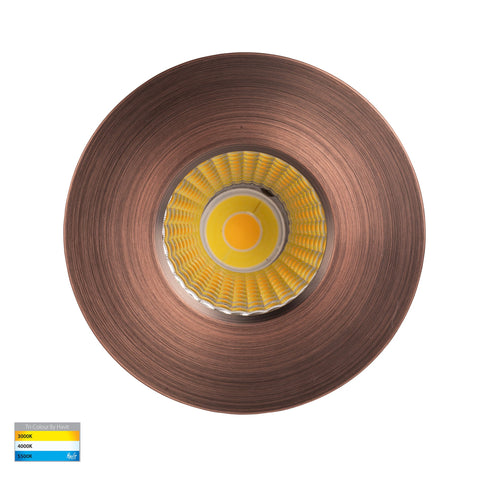 Prime Antique Brass Fixed LED Downlight - HV5511T-AB
