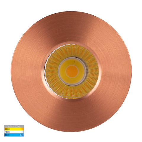 Prime Copper Coloured Fixed LED Downlight - HV5511T-CP