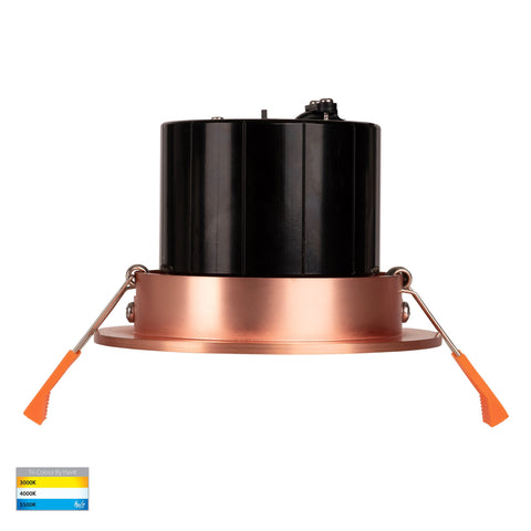 Prime Copper Coloured Tilt LED Downlight - HV5512T-CP