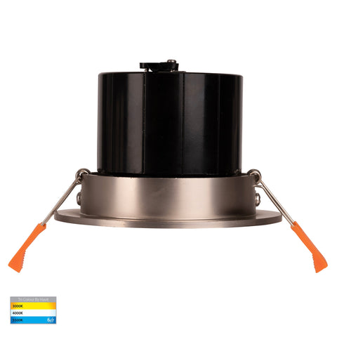 Prime Nickel Coloured Tilt LED Downlight - HV5512T-NK