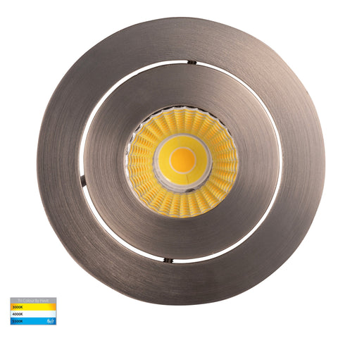 Prime Nickel Coloured Tilt LED Downlight - HV5512T-NK