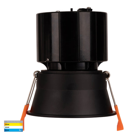 Prime Black Fixed Deep LED Downlight - HV5513T-BLK