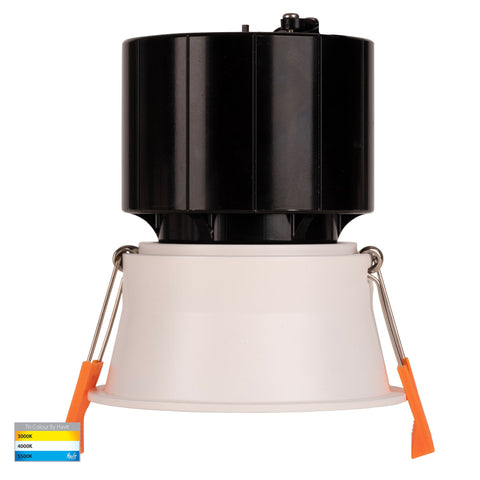 Prime White Fixed Deep LED Downlight - HV5513T-WHT