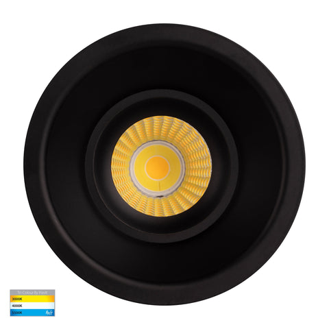 Prime Black Fixed Deep LED Downlight - HV5514T-BLK