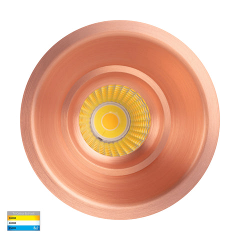 Prime Copper Coloured Fixed Deep LED Downlight - HV5514T-CP