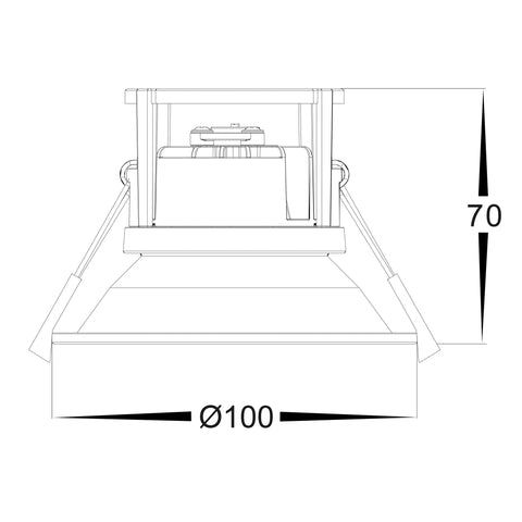 IC4 Cap To Suit HV5528 Downlight Models - HV5528-IC4CAP