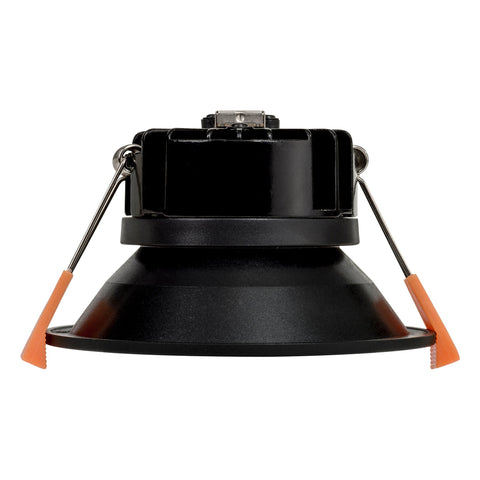 Gleam Black Fixed Dim to Warm LED Downlight - HV5528D2W-BLK