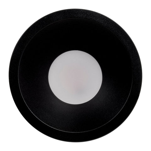 Gleam Black Fixed Dim to Warm LED Downlight - HV5528D2W-BLK