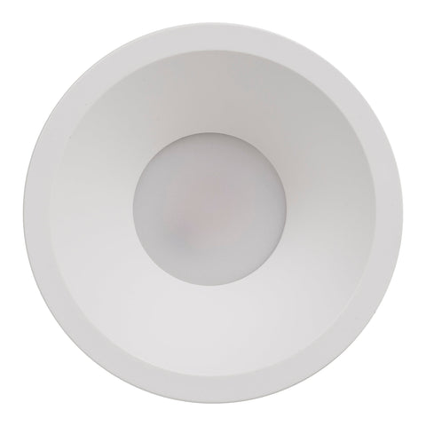 Gleam White Fixed Dim to Warm LED Downlight - HV5528D2W-WHT