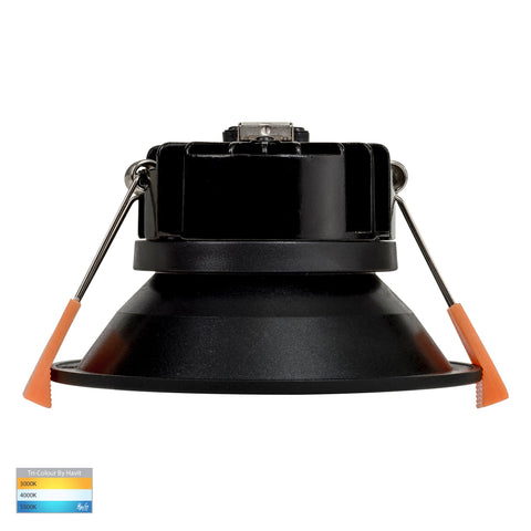 Gleam Black Fixed LED Downlight - HV5528T-BLK