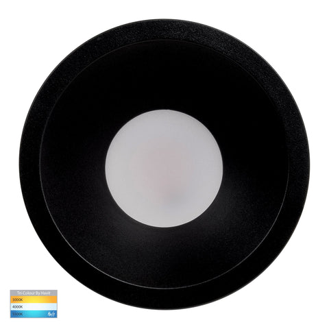 Gleam Black Fixed LED Downlight - HV5528T-BLK