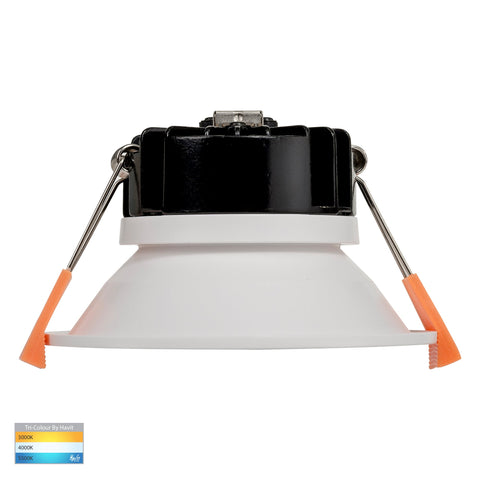 Gleam White Fixed LED Downlight - HV5528T-WHT