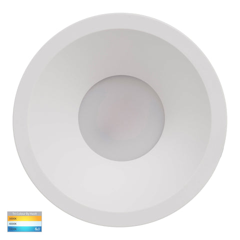 Gleam White Fixed LED Downlight - HV5528T-WHT