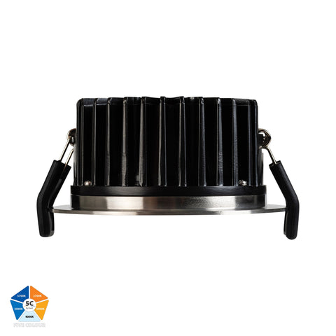 Ora 316 Stainless Steel Fixed 5 Colour LED Downlight - HV5530S-SS316