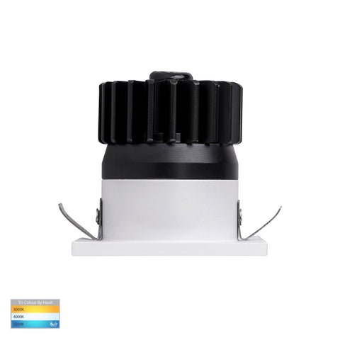 Niche White Square Mini Recessed Downlight - HV5701T-WHT