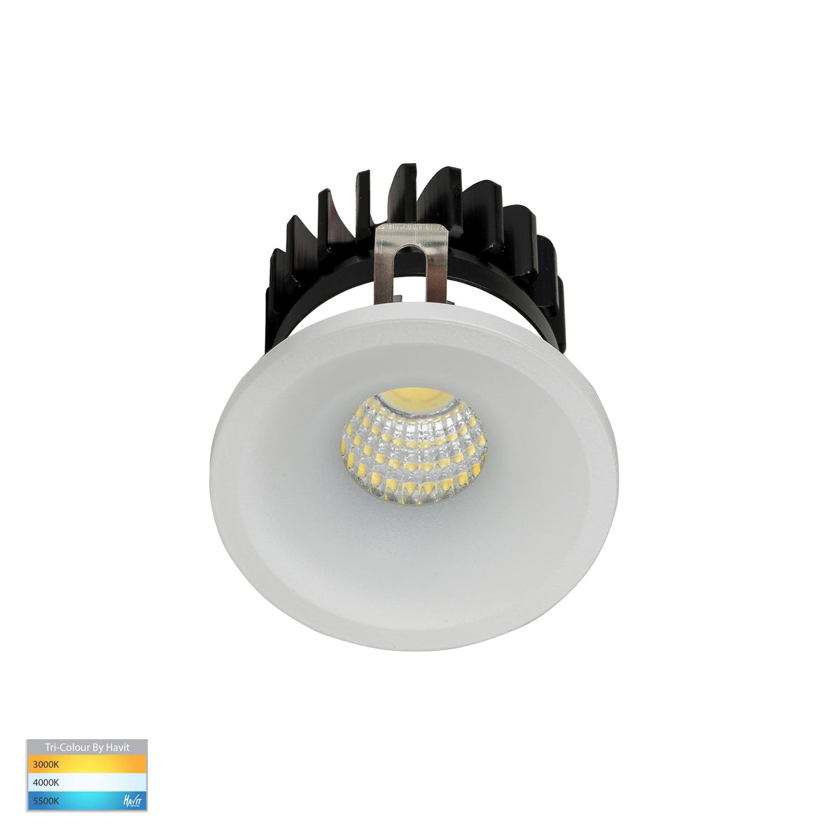 Niche White Round Mini Recesse - HV5702T-WHT