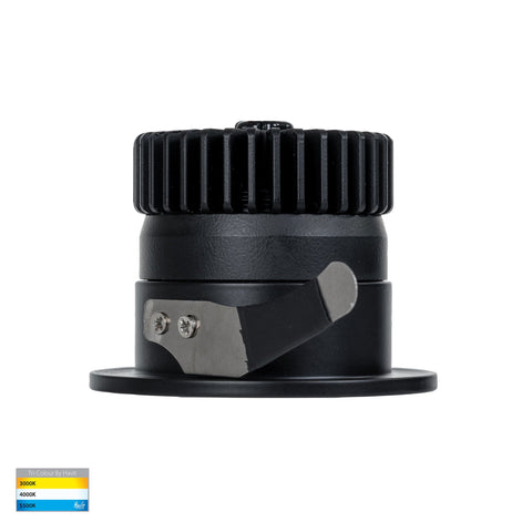 Niche Black Round Recessed Downlight - HV5703T-BLK