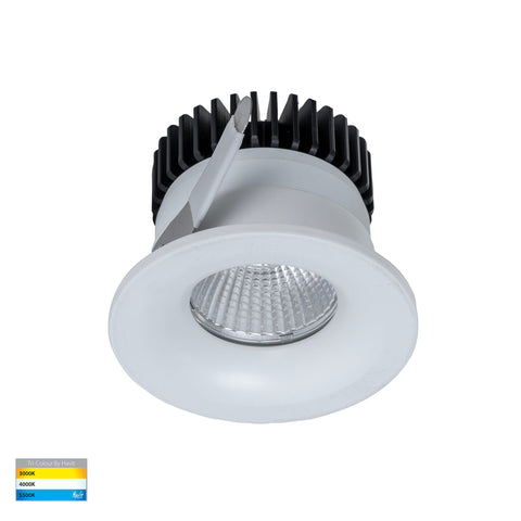 Niche White Round Recessed Downlight - HV5703T-WHT