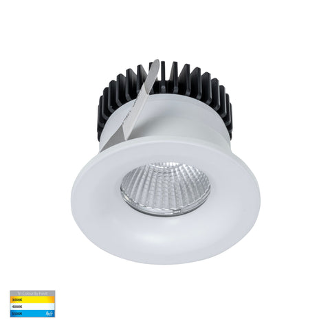 Niche White Round Recessed Downlight - HV5703T-WHT