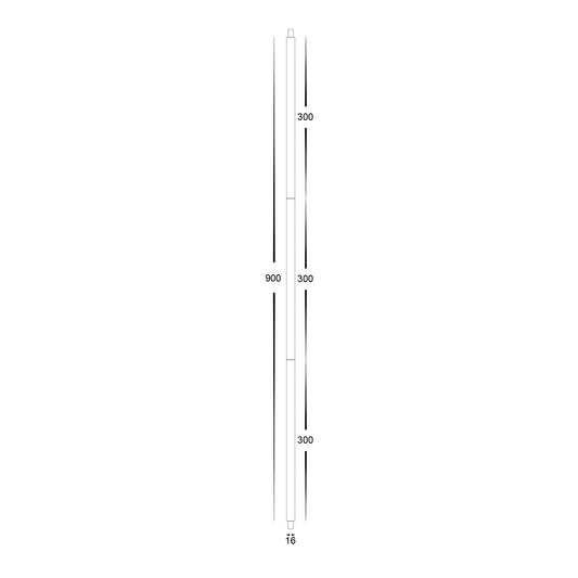 White Rod to suit Nella Pendants - HV580X-WHT-ROD