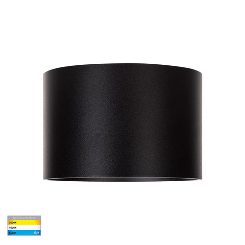 Nella Black 12w Surface Mounted LED Downlight - HV5803T-BLK-12V