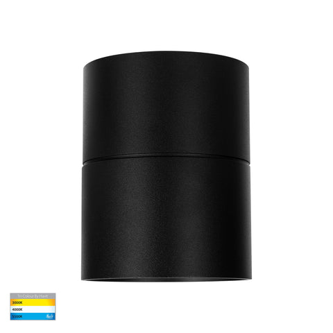 Nella Black 12w Surface Mounted LED Downlight with Extension - HV5803T-BLK-EXT-12V