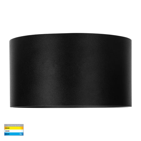 Black Surface Mounted Round Downlight - HV5805T-BLK-12V