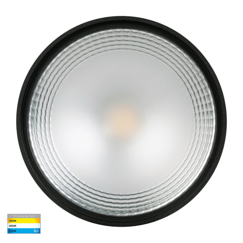 Black Surface Mounted Round Downlight - HV5805T-BLK-12V