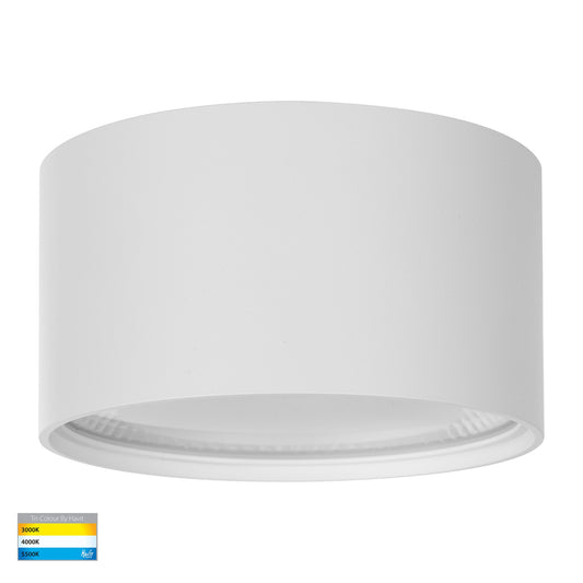 White Surface Mounted Round Downlight - HV5805T-WHT-12V