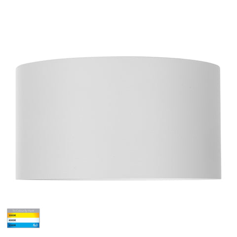 White Surface Mounted Round Downlight C/W Extension - HV5805T-WHT-EXT-12V