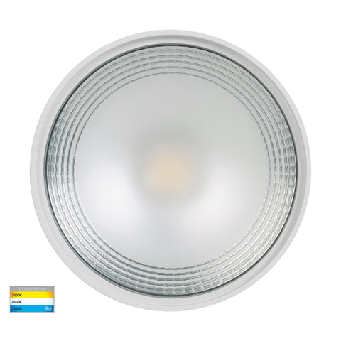 Nella White 18w Surface Mounted LED Downlight with Extension - HV5805T-WHT-EXT