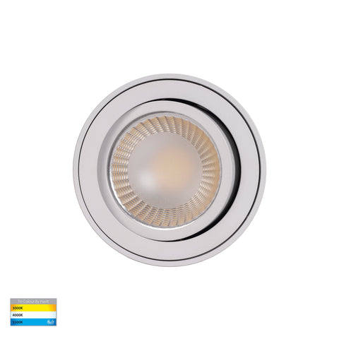 Nella 7w LED White Adjustable Surface Mounted Downlight - HV5812T-WHT-12V