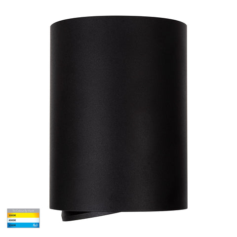 Black Surface Mounted Adjustable Round Downlight - HV5815T-BLK-12V