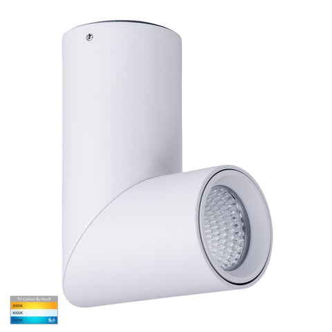 Nella White 7w Surface Mounted Rotatable LED Downlight   HV5822T-WHT
