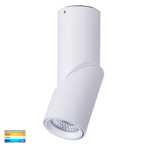 Nella White 7w Surface Mounted Rotatable LED Downlight   HV5822T-WHT