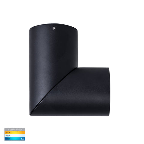 Nella Black 12w Surface Mounted Rotatable LED Downlight   HV5823T-BLK