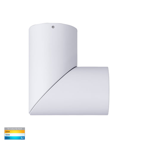 Nella White 12w Surface Mounted Rotatable LED Downlight - HV5823T-WHT-12V