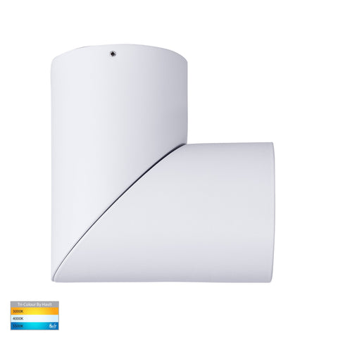 White Surface Mounted Rotatable Round Downlight - HV5824T-WHT-12V