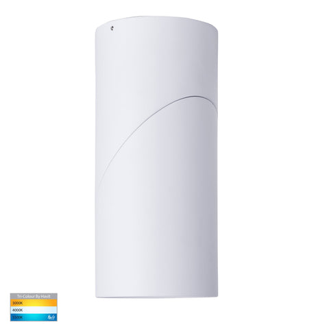 Nella White 24w Surface Mounted Rotatable LED Downlight - HV5825T-WHT-12V