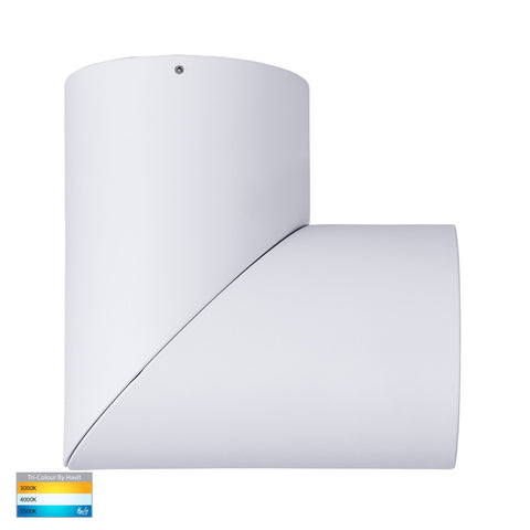 Nella White 24w Surface Mounted Rotatable LED Downlight - HV5825T-WHT-12V