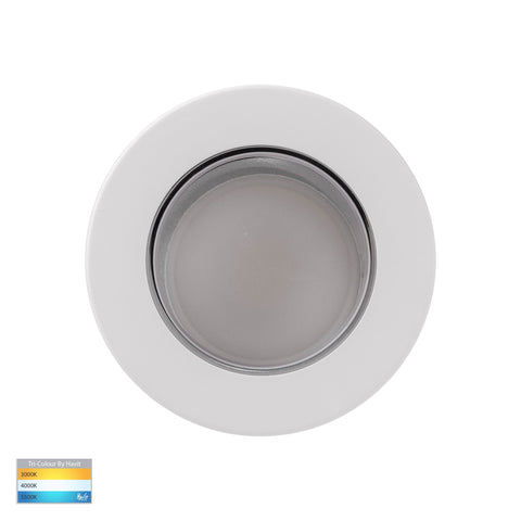 Lexan White 9in1 Surface Mounted GU10 LED Downlight - HV5831T-WHT