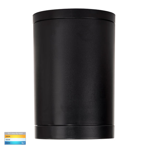 Lexan Black 9in1 Surface Mounted GU10 LED Downlight - HV5832T-BLK