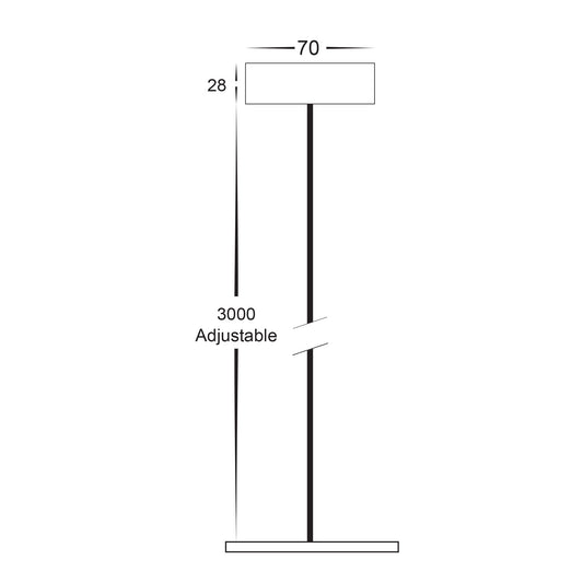 3 Metre Pendant Accessory - HV5842-WHT-PDT