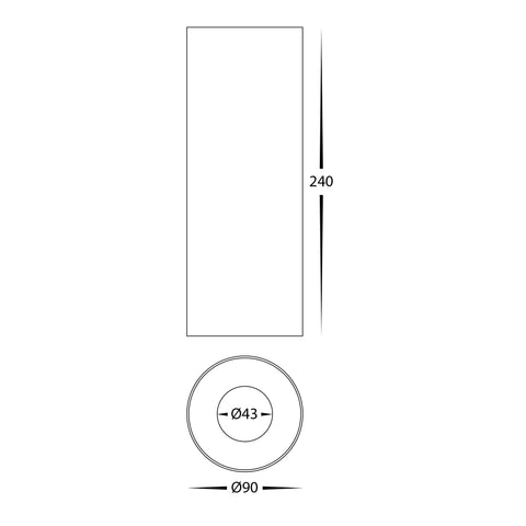Nella White 12w Surface Mounted LED Downlight - HV5842S-WHT-EXT