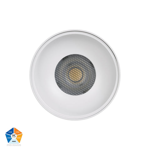 Nella White 12w Surface Mounted LED Downlight - HV5842S-WHT