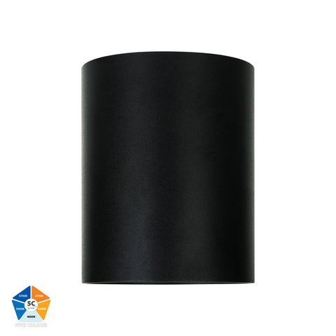 Nella Black 18w Surface Mounted LED Downlight - HV5843S-BLK