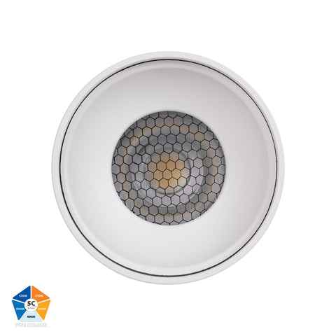 Nella White 18w Surface Mounted LED Downlight - HV5843S-WHT-12V