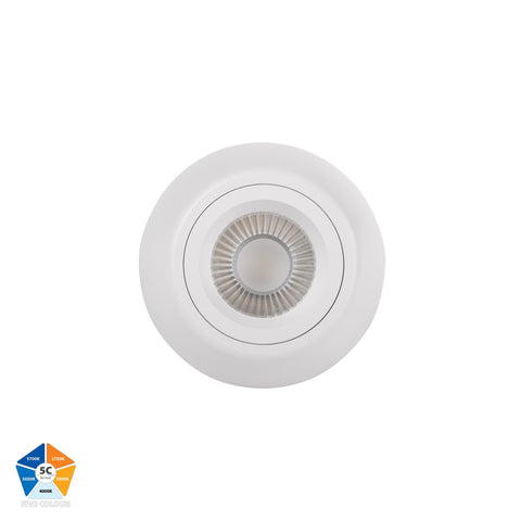 Nella White 7w Surface Mounted LED Downlight - HV5848S-WHT