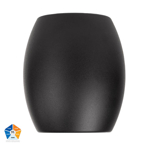 Nella Black 12w Surface Mounted LED Downlight - HV5849S-BLK